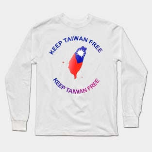 Keep Taiwan free Long Sleeve T-Shirt